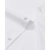 Alimens & Gentle Mens Dress Shirts Long Sleeve Wrinkle Free Stretch Business Casual Button Down Shirts(White)