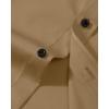 Alimens & Gentle Men’s Dress Shirts Long Sleeve Wrinkle Free Stretch Business Casual Wedding Button Down Shirt(Khaki)