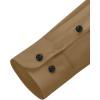 Alimens & Gentle Men’s Dress Shirts Long Sleeve Wrinkle Free Stretch Business Casual Wedding Button Down Shirt(Khaki)