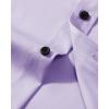 Alimens & Gentle Men’s Dress Shirts Long Sleeve Wrinkle Free Stretch Business Casual Wedding Button Down Shirt(Lavender)
