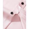 Alimens & Gentle Men’s Dress Shirts Long Sleeve Wrinkle Free Stretch Business Casual Wedding Button Down Shirt(Pink)