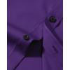 Alimens & Gentle Men’s Dress Shirts Long Sleeve Wrinkle Free Stretch Business Casual Wedding Button Down Shirt(Purple)