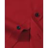 Alimens & Gentle Men’s Dress Shirts Long Sleeve Wrinkle Free Stretch Business Casual Wedding Button Down Shirt(Red)