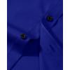 Alimens & Gentle Men’s Dress Shirts Long Sleeve Wrinkle Free Stretch Business Casual Wedding Button Down Shirt(Royal Blue)