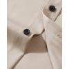 Alimens & Gentle Men’s Dress Shirts Long Sleeve Wrinkle Free Stretch Business Casual Wedding Button Down Shirt(Tan)