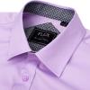 Alimens & Gentle Men’s Dress Shirts Long Sleeve Wrinkle-Free Business Casual Button Down Shirt(Light Purple)
