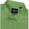 Alimens & Gentle Men’s Dress Shirts Long Sleeve Wrinkle-Free Stretch Shirts Solid Formal Button Down Shirt with Pocket(Bright Green)