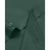 Alimens & Gentle Men’s Dress Shirts Long Sleeve Wrinkle-Free Stretch Shirts Solid Formal Button Down Shirt with Pocket(Dark Green)