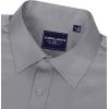 Alimens & Gentle Men’s Dress Shirts Long Sleeve Wrinkle-Free Stretch Shirts Solid Formal Button Down Shirt with Pocket(Grey)