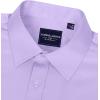 Alimens & Gentle Men’s Dress Shirts Long Sleeve Wrinkle-Free Stretch Shirts Solid Formal Button Down Shirt with Pocket(Lavender /Purple)