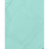 Alimens & Gentle Men’s Dress Shirts Long Sleeve Wrinkle-Free Stretch Shirts Solid Formal Button Down Shirt with Pocket(Mint Green)