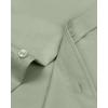 Alimens & Gentle Men’s Dress Shirts Long Sleeve Wrinkle-Free Stretch Shirts Solid Formal Button Down Shirt with Pocket(Sage Green)