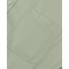 Alimens & Gentle Men’s Dress Shirts Long Sleeve Wrinkle-Free Stretch Shirts Solid Formal Button Down Shirt with Pocket(Sage Green)