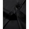 Alimens & Gentle Men’s Dress Shirts Transitional Weather Long Sleeve Stretch Wrinkle-Free Button Down Top(Black)