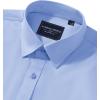 Alimens & Gentle Men’s Dress Shirts Transitional Weather Long Sleeve Stretch Wrinkle-Free Button Down Top(Blue)