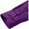 Alimens & Gentle Men’s Dress Shirts Transitional Weather Long Sleeve Stretch Wrinkle-Free Button Down Top(Dark Purple)