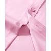 Alimens & Gentle Men’s Dress Shirts Transitional Weather Long Sleeve Stretch Wrinkle-Free Button Down Top(Pink)