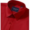 Alimens & Gentle Men’s Dress Shirts Transitional Weather Long Sleeve Stretch Wrinkle-Free Button Down Top(Red)