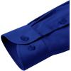Alimens & Gentle Men’s Dress Shirts Transitional Weather Long Sleeve Stretch Wrinkle-Free Button Down Top(Royal Blue)