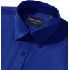 Alimens & Gentle Men’s Dress Shirts Transitional Weather Long Sleeve Stretch Wrinkle-Free Button Down Top(Royal Blue)