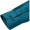 Alimens & Gentle Men’s Dress Shirts Transitional Weather Long Sleeve Stretch Wrinkle-Free Button Down Top(Teal)