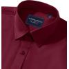 Alimens & Gentle Men’s Dress Shirts Transitional Weather Long Sleeve Stretch Wrinkle-Free Button Down Top(Wine Red)