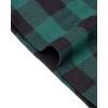 Alimens & Gentle Mens Heavyweight Flannel Plaid Pajama Pants 100% Cotton Sleep Lounge Pant(Green Black)