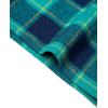 Alimens & Gentle Mens Heavyweight Flannel Plaid Pajama Pants 100% Cotton Sleep Lounge Pant(Green Navy)