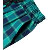 Alimens & Gentle Mens Heavyweight Flannel Plaid Pajama Pants 100% Cotton Sleep Lounge Pant(Green Navy)