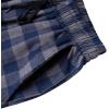 Alimens & Gentle Mens Heavyweight Flannel Plaid Pajama Pants 100% Cotton Sleep Lounge Pant(Grey Navy)
