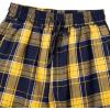 Alimens & Gentle Mens Heavyweight Flannel Plaid Pajama Pants 100% Cotton Sleep Lounge Pant(Yellow Navy)