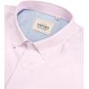 Alimens & Gentle Men’s Oxford Shirts Regular Fit Button Down Shirt Business Casual Shirts Long Sleeve Dress Shirt(Light Pink)