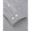 Alimens & Gentle Men’s Plaid Button Down Shirts Cotton Long Sleeve Dress Shirts Regular Fit Gingham Shirts(Black Gingham)