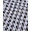 Alimens & Gentle Men’s Plaid Button Down Shirts Cotton Long Sleeve Dress Shirts Regular Fit Gingham Shirts(Black Plaid)