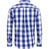 Alimens & Gentle Men’s Plaid Button Down Shirts Cotton Long Sleeve Dress Shirts Regular Fit Gingham Shirts(Blue  Buffalo Check)