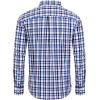 Alimens & Gentle Men’s Plaid Button Down Shirts Cotton Long Sleeve Dress Shirts Regular Fit Gingham Shirts(Blue Black  Check)
