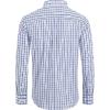 Alimens & Gentle Men’s Plaid Button Down Shirts Cotton Long Sleeve Dress Shirts Regular Fit Gingham Shirts(Blue Navy  Small Plaid)