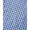 Alimens & Gentle Men’s Plaid Button Down Shirts Cotton Long Sleeve Dress Shirts Regular Fit Gingham Shirts(Blue White Plaid)