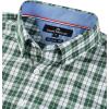 Alimens & Gentle Men’s Plaid Button Down Shirts Cotton Long Sleeve Dress Shirts Regular Fit Gingham Shirts(Green Plaid)