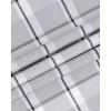Alimens & Gentle Men’s Plaid Button Down Shirts Cotton Long Sleeve Dress Shirts Regular Fit Gingham Shirts(Grey Plaid)