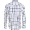 Alimens & Gentle Men’s Plaid Button Down Shirts Cotton Long Sleeve Dress Shirts Regular Fit Gingham Shirts(Navy  Gingham)