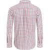 Alimens & Gentle Men’s Plaid Button Down Shirts Cotton Long Sleeve Dress Shirts Regular Fit Gingham Shirts(Red  Gingham)