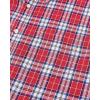 Alimens & Gentle Men’s Plaid Button Down Shirts Cotton Long Sleeve Dress Shirts Regular Fit Gingham Shirts(Red  Medium Plaid)