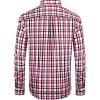 Alimens & Gentle Men’s Plaid Button Down Shirts Cotton Long Sleeve Dress Shirts Regular Fit Gingham Shirts(Red Black  Check)