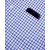 Alimens & Gentle Mens Plaid Short Sleeve Button Down Shirts Cotton Regular Fit Casual Gingham Shirts(Blue Gingham)