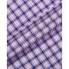 Alimens & Gentle Mens Plaid Short Sleeve Button Down Shirts Cotton Regular Fit Casual Gingham Shirts(Blue Red Gingham)