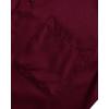 Alimens & Gentle Mens Short Sleeve Dress Shirts Wrinkle Free Solid Casual Button Down Shirts with Pocket(A-wine Red)