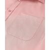 Alimens & Gentle Mens Short Sleeve Dress Shirts Wrinkle Free Solid Casual Button Down Shirts with Pocket(Coral)