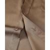 Alimens & Gentle Mens Short Sleeve Dress Shirts Wrinkle Free Solid Casual Button Down Shirts with Pocket(Dark Khaki)