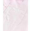 Alimens & Gentle Mens Short Sleeve Dress Shirts Wrinkle Free Solid Casual Button Down Shirts with Pocket(Light Pink)